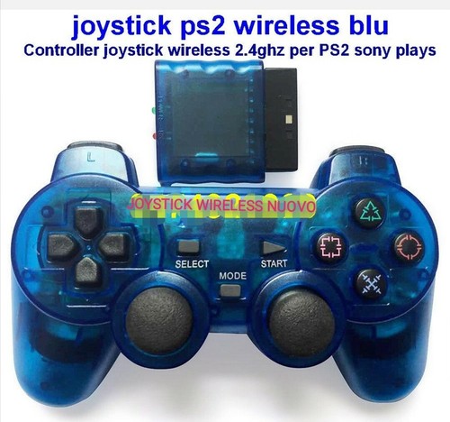 Ps2 joystick wireless - joystick, blu