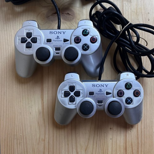 Controller ps2 silver - controller,