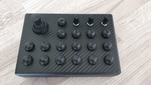 Button box per console sim - box,